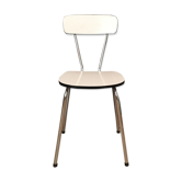 Chaise en formica blanche