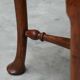Coffee table F. Parker & Sons in carved solid oak, early 20th century.