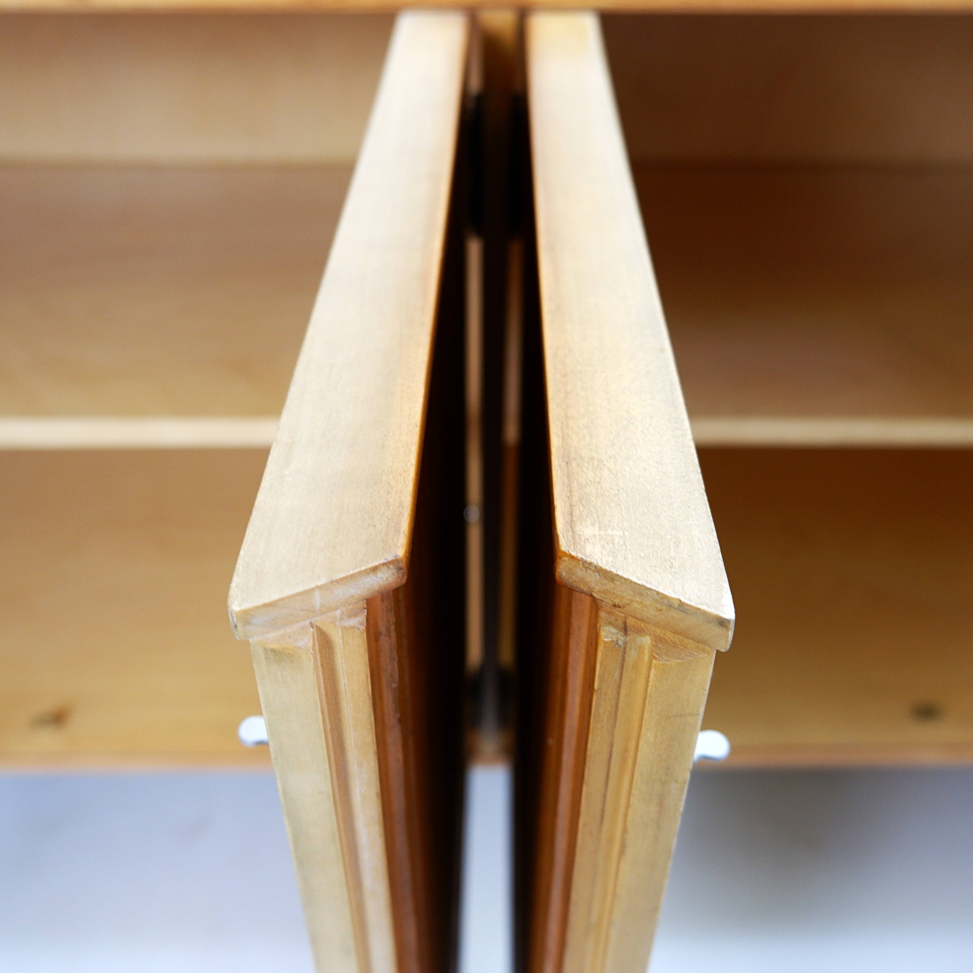 De Coene four-door, four-drawer sideboard (c.1956) - Alfred Hendrickx style Belgium 1950s