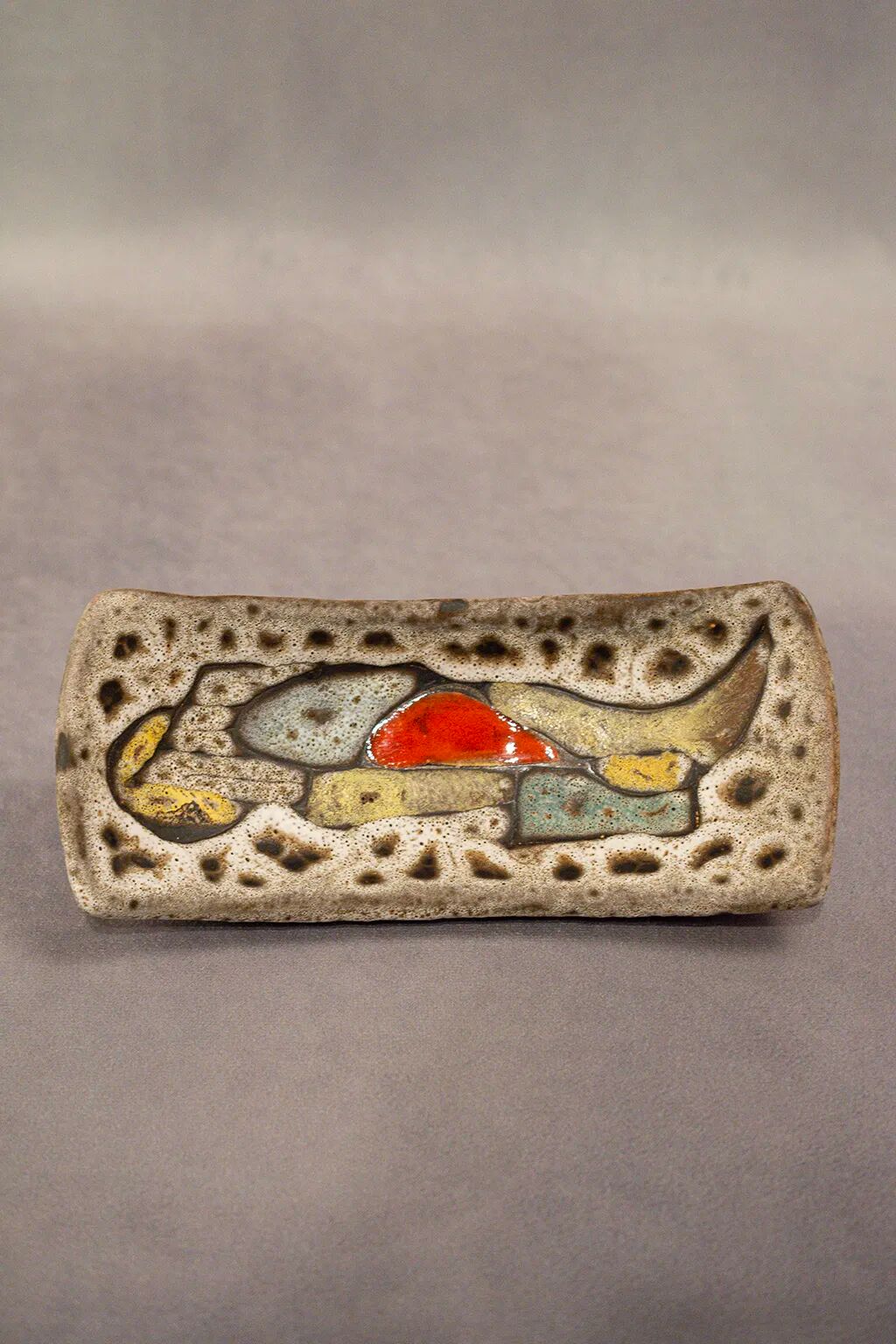 4 ceramic fat lava bowls by Marius Bessone – Vallauris – Mid-century