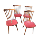 Lot 4 chaises baumann