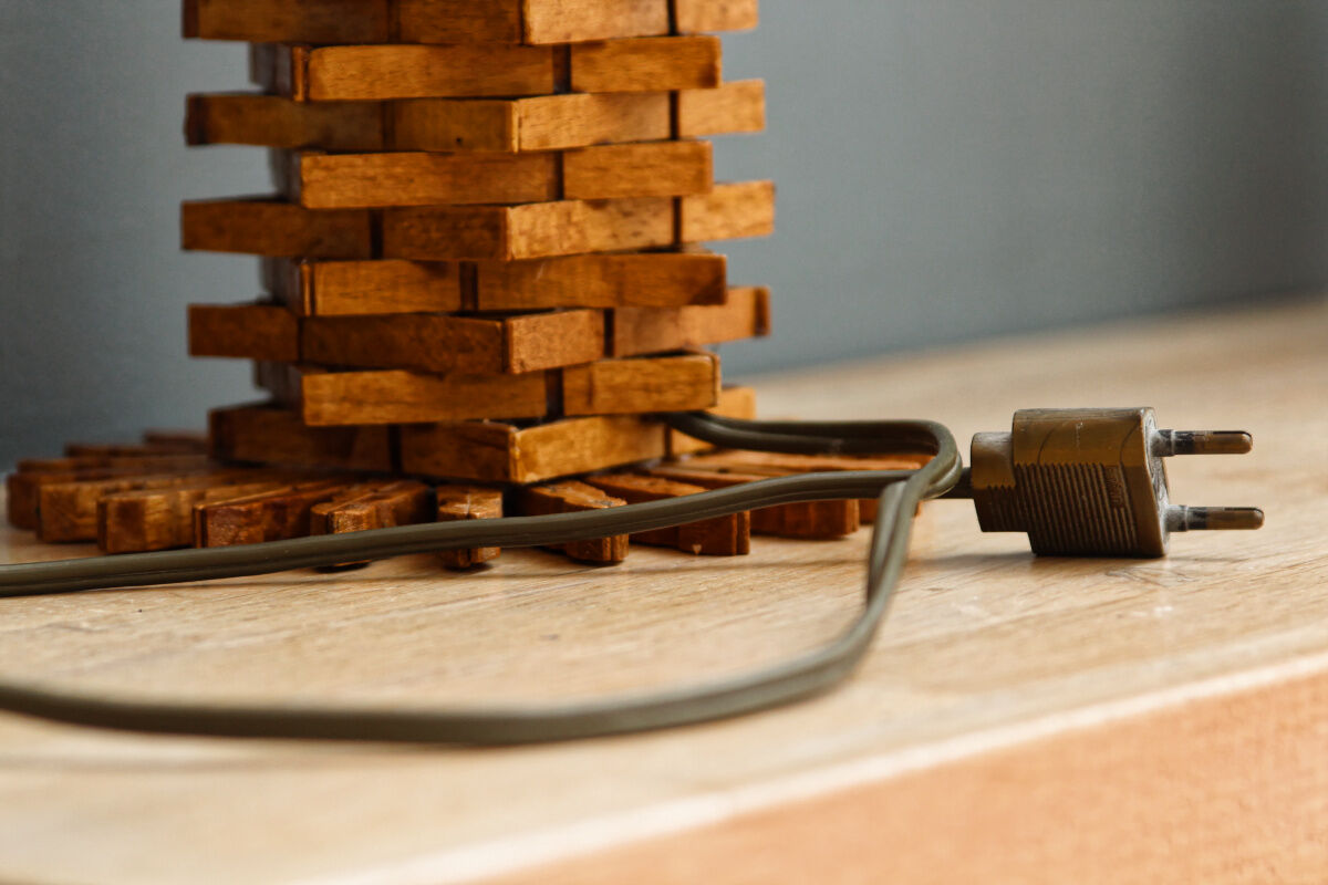 50s bedside lamp - popular art