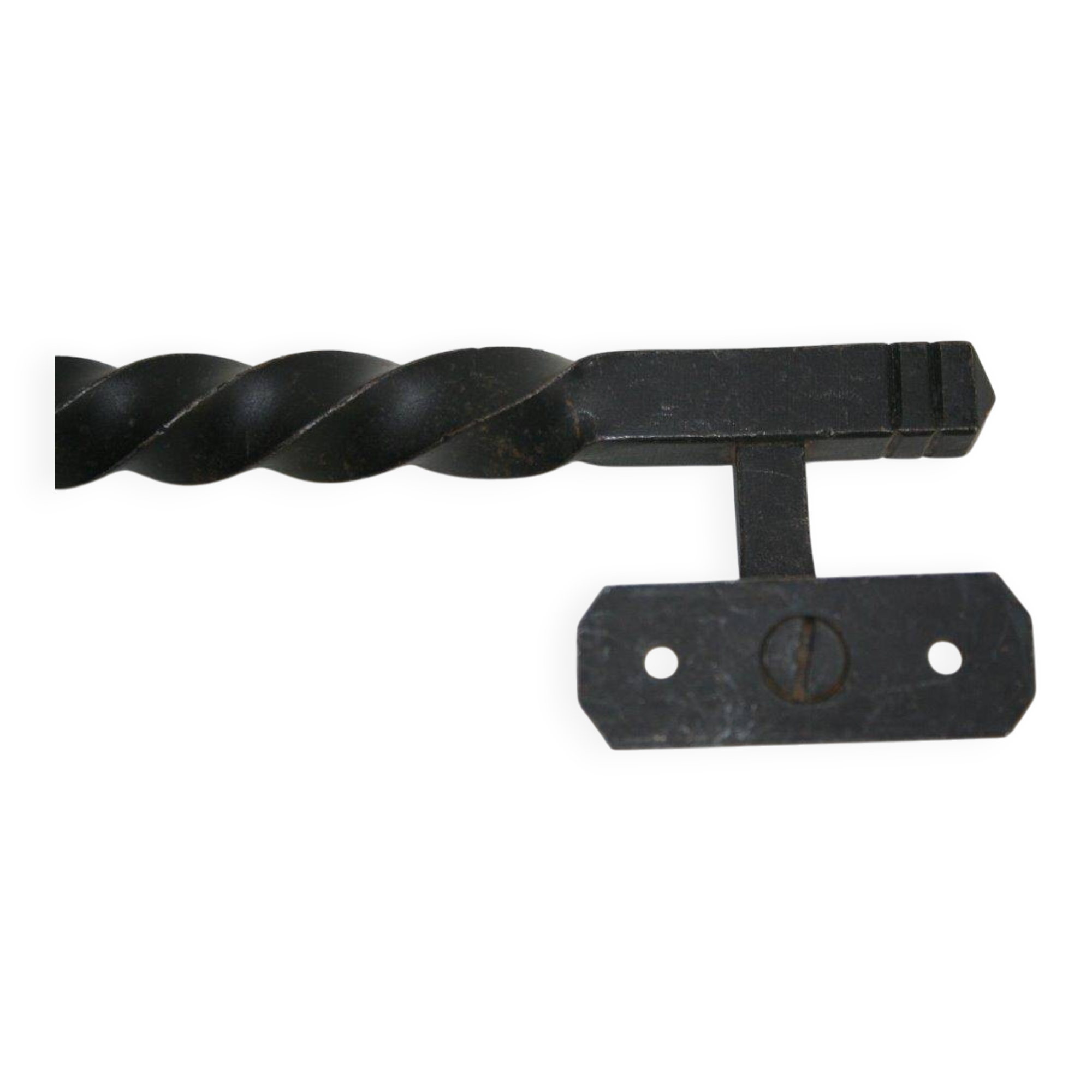 TORSADE iron offset marshal's baton door handle