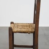 Antique Chair with Rope Seat