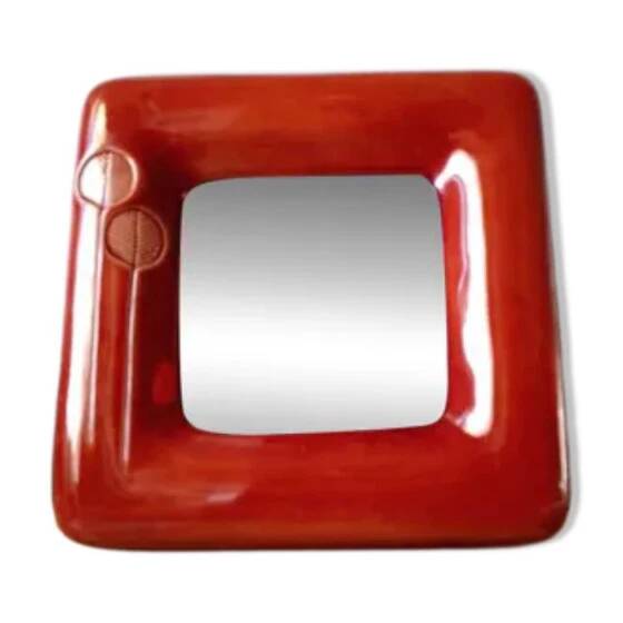 Glazed Ceramic Mirror