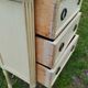 Antique Louis XVI style chest of drawers with marble top