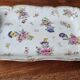 Late 19th century floral porcelain tray