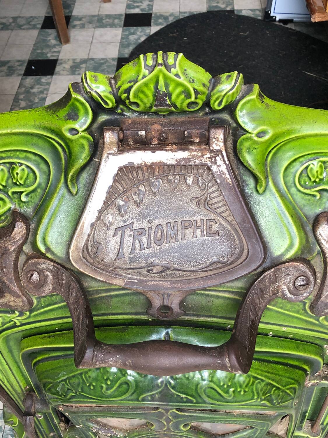 Art Nouveau stove