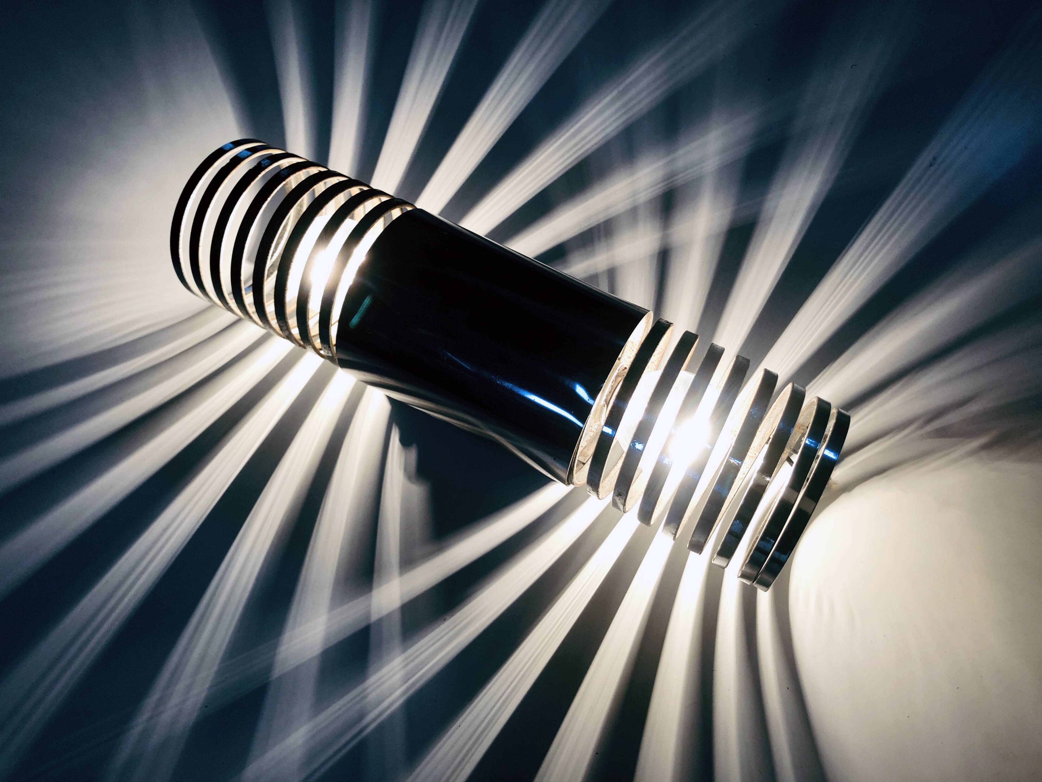 Vintage Wall Lamp • Spirals • Space Age • 1970