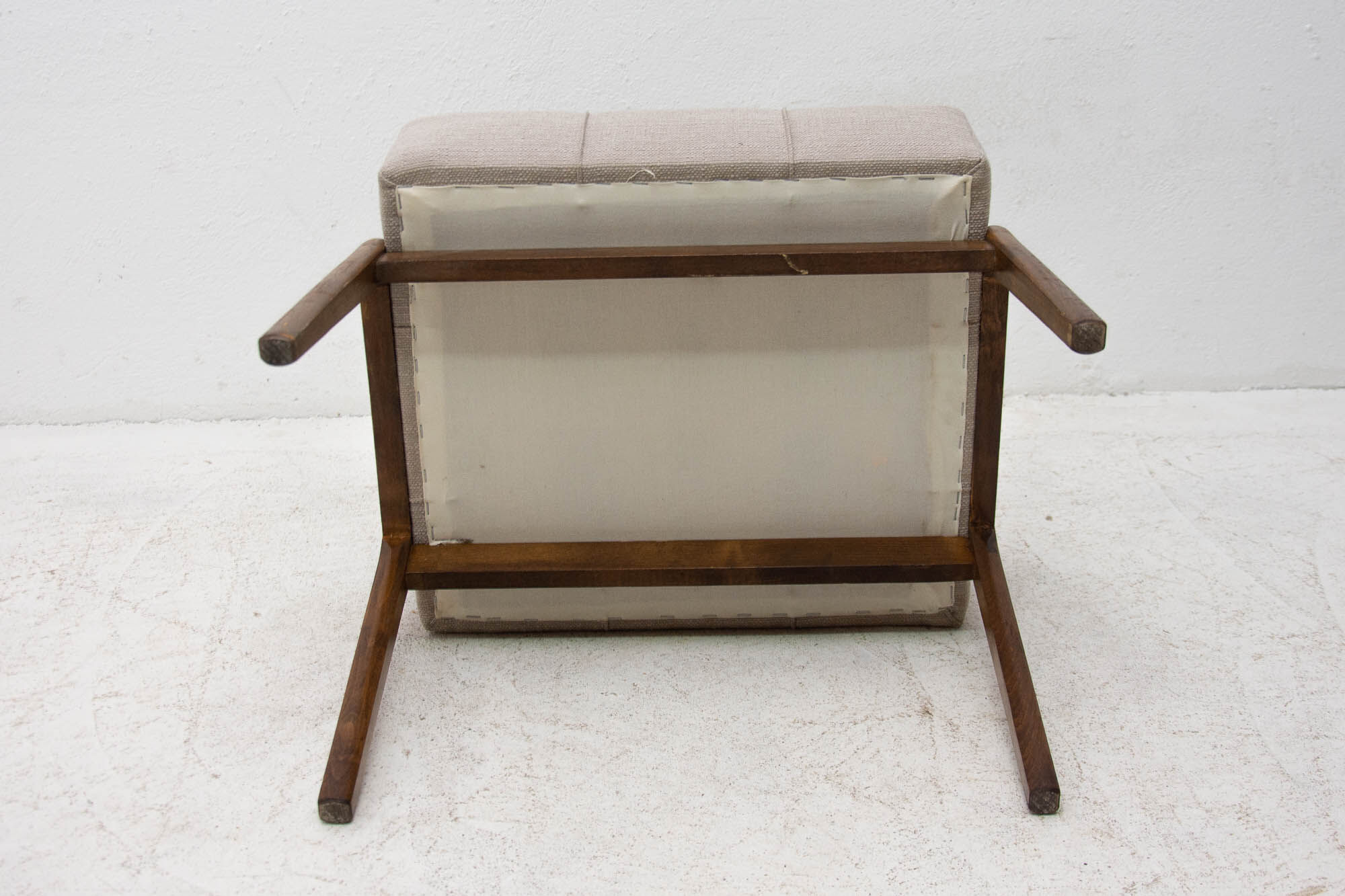 Tabouret en bois 1970, Tchécoslovaquie