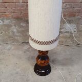 Ceramic foot floor lamp 70"