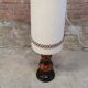 Ceramic foot floor lamp 70"