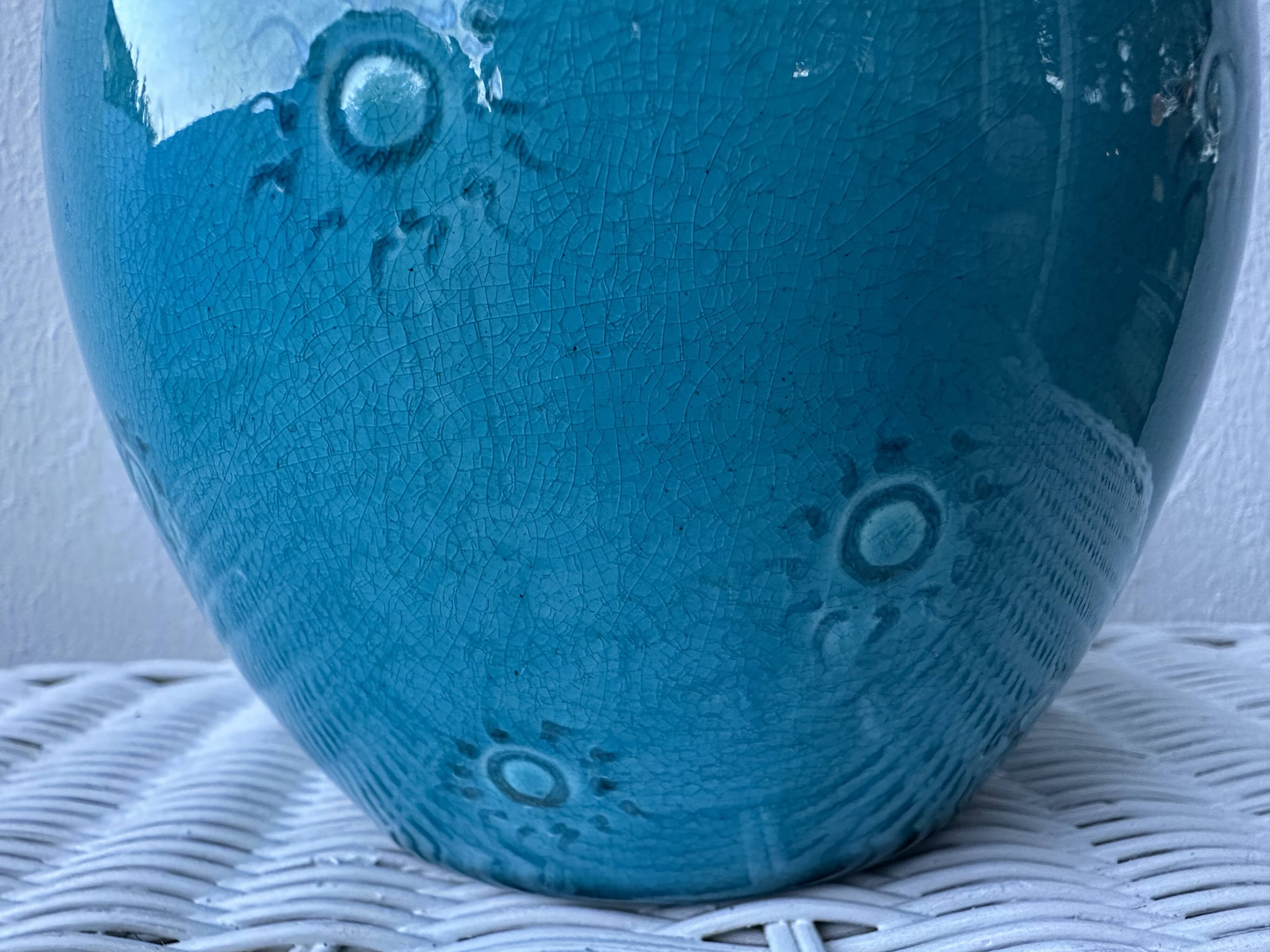 English ceramic lamp base Burmantofts Pottery England, 1880