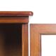 Vintage oak and resinous mahogany cabinet North Germany circa 1890