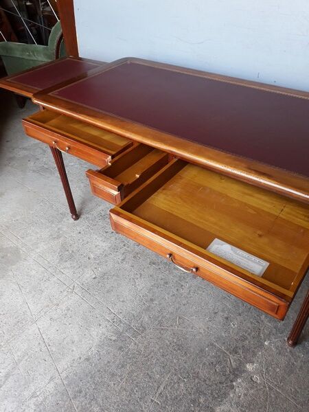 St Louis 16th solid cherry writing desk mid 20th century