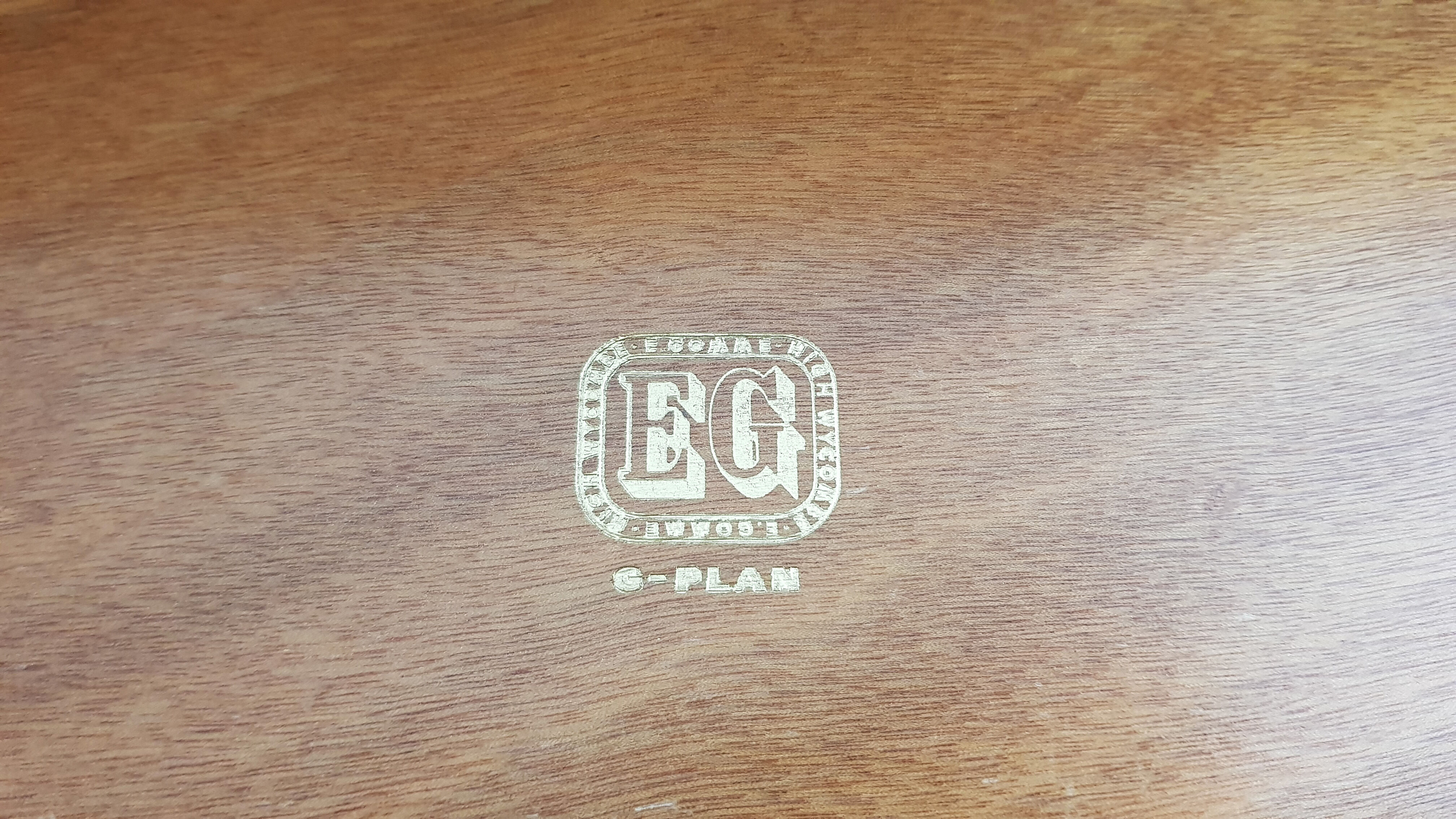 G-plan black tall chest of drawers, 1960s