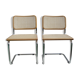 Paire de chaises B32 de Marcel Breuer