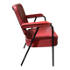 1950s armchair in red skai