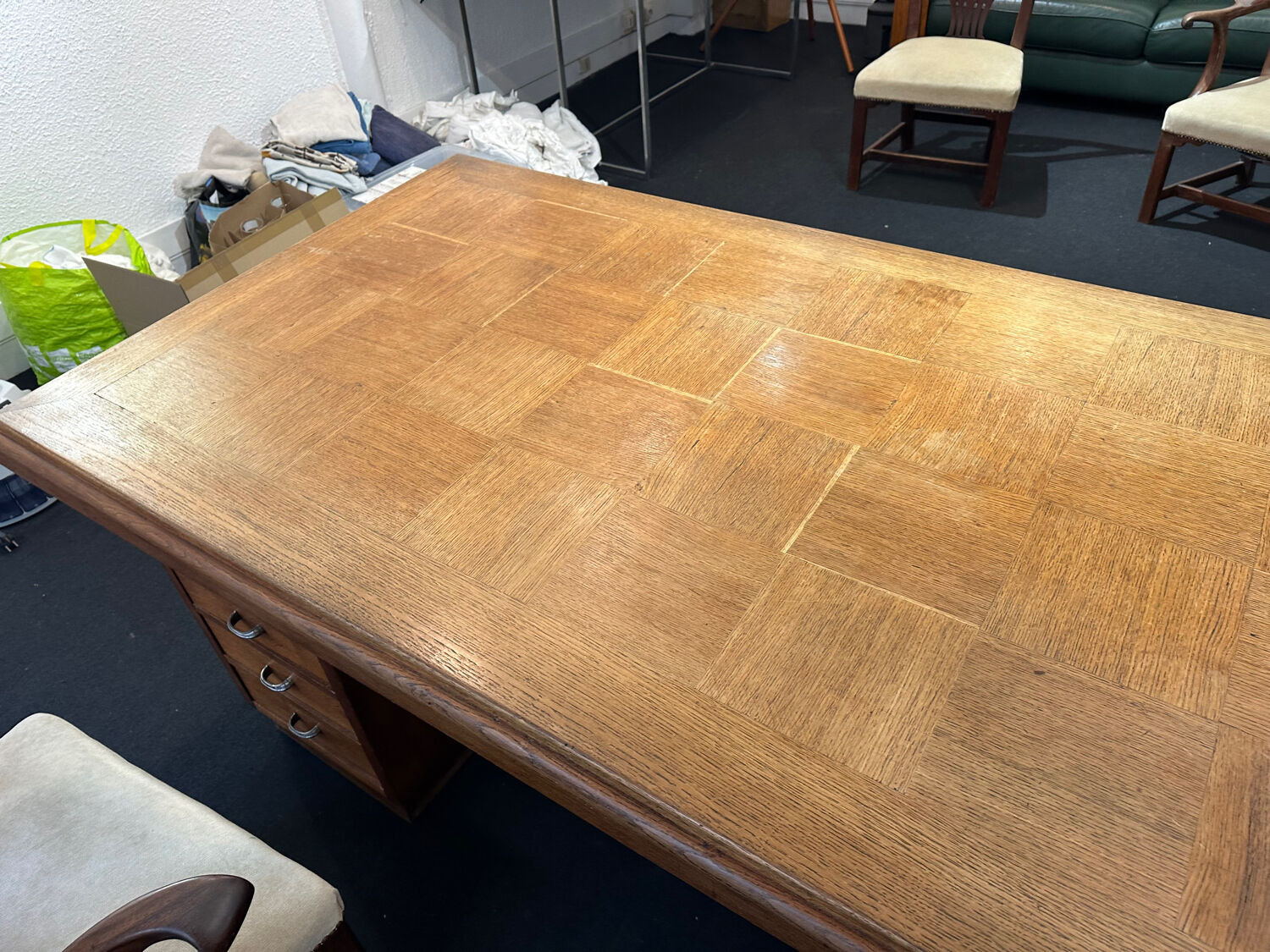 Very large desk from the 1930s.
