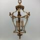 Lanterne bronze doré & verre galbé de style Louis XV / Rococo