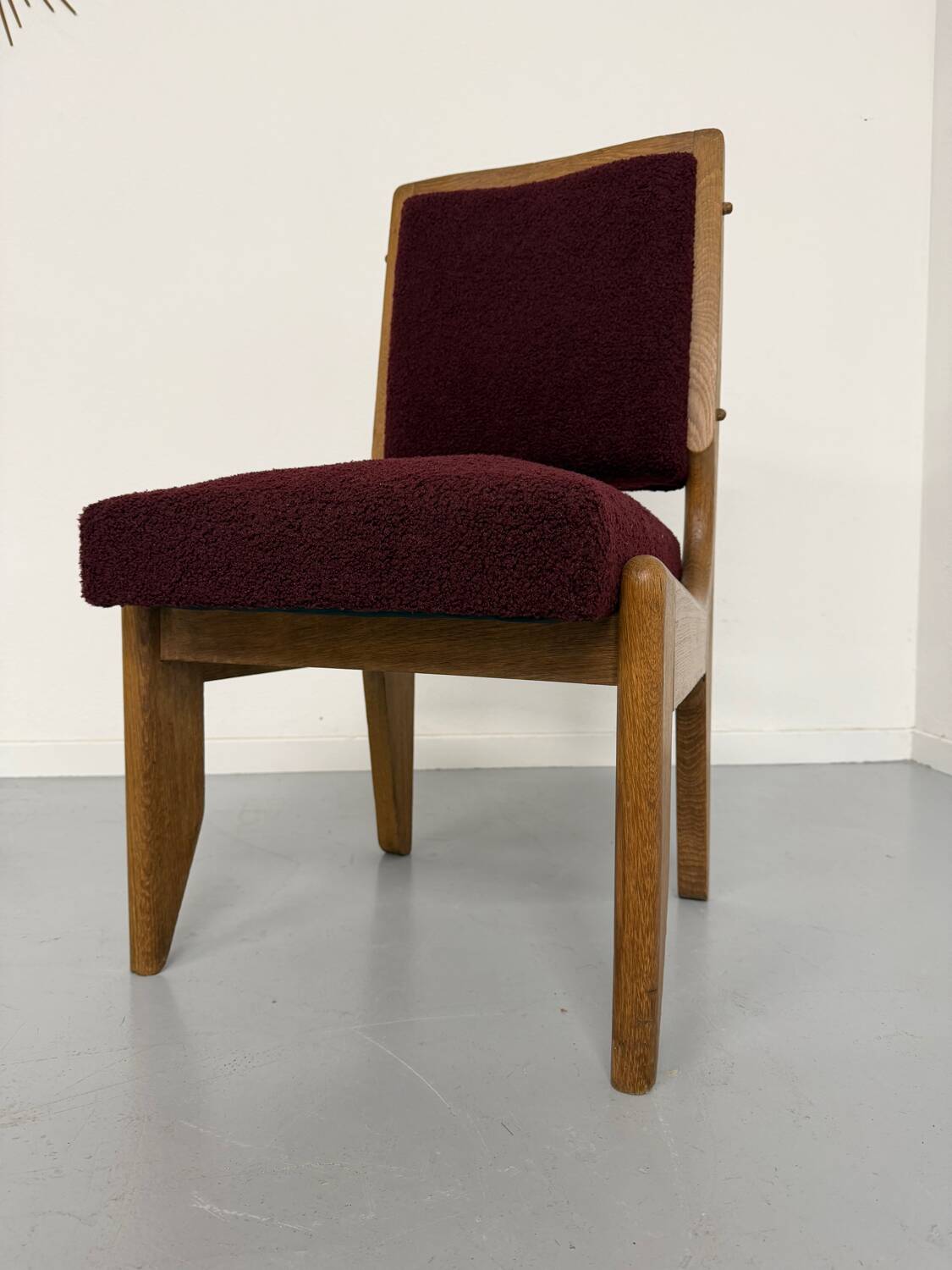 Vintage Guillerme & Chambron designer armchair from the 1960s