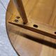 Oval wooden coffee table Ercol