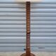 French floor lamp in carved oak 1950
