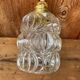 Vintage structured glass pendant globe.