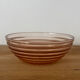 Sucrier en verre rose