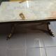 Table basse marbre et bronze