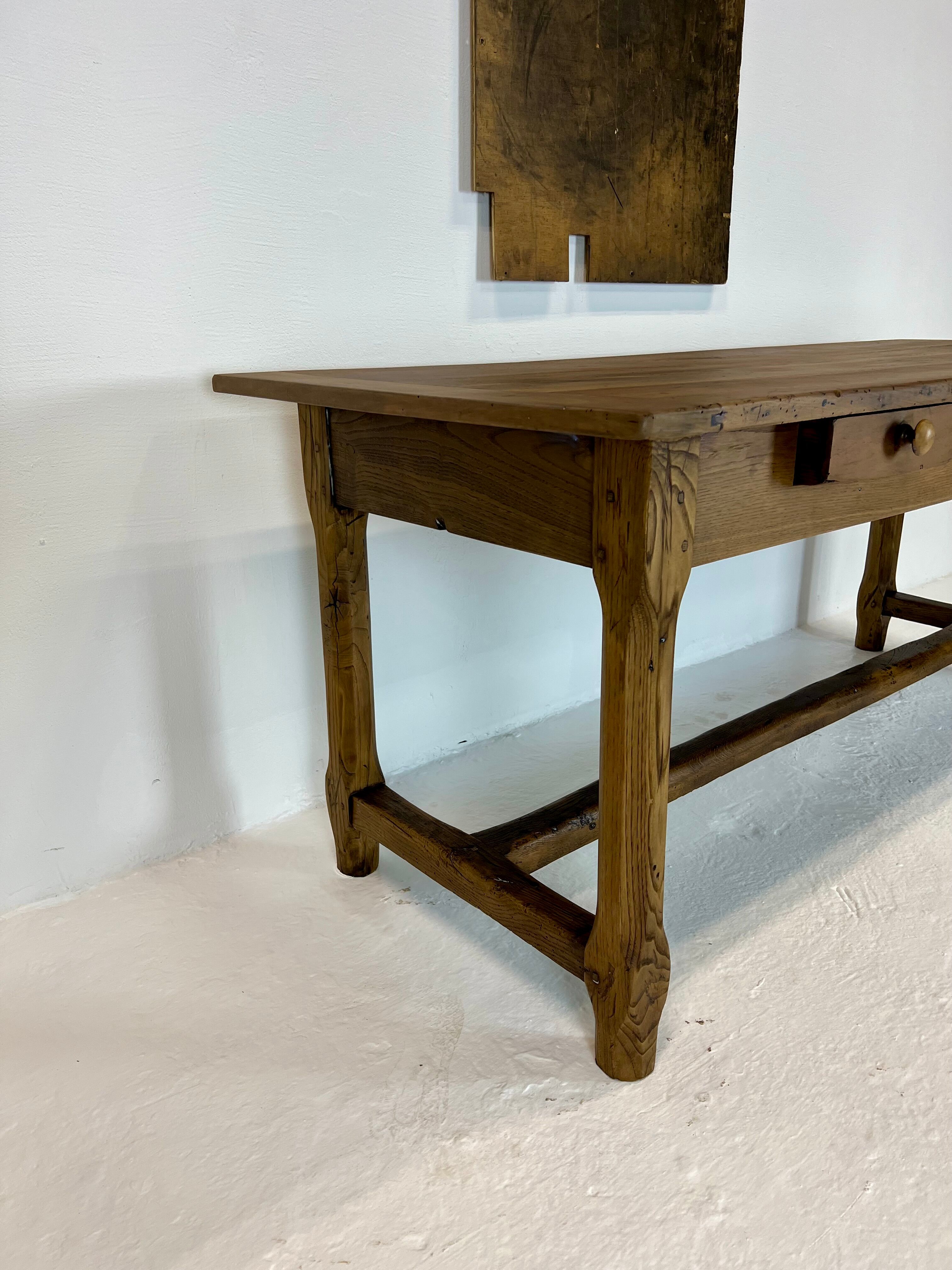 Old oak farmhouse table, 20s