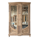 Large Art Nouveau wardrobe in solid oak (renovated)
