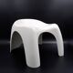 Vintage white Efebino stool by Stacy Dukes for Artemide, 1960s