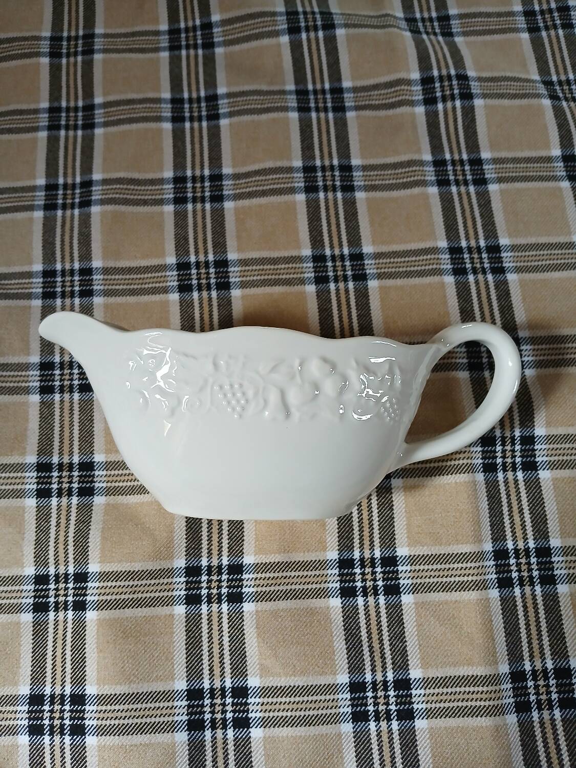 Antique sauce boat from Digoin and Sarreguemines