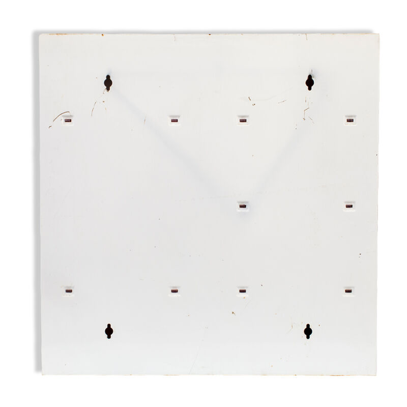 Medicine cabinet space metal double door with key Nightingale vintage