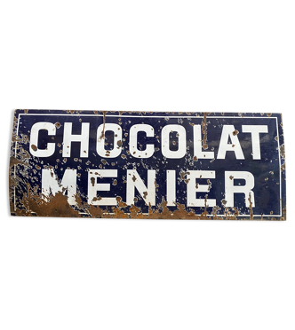 Plaque émaillée Chocolat Menier - Boutique
