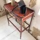 19th metal patinated dentist furniture