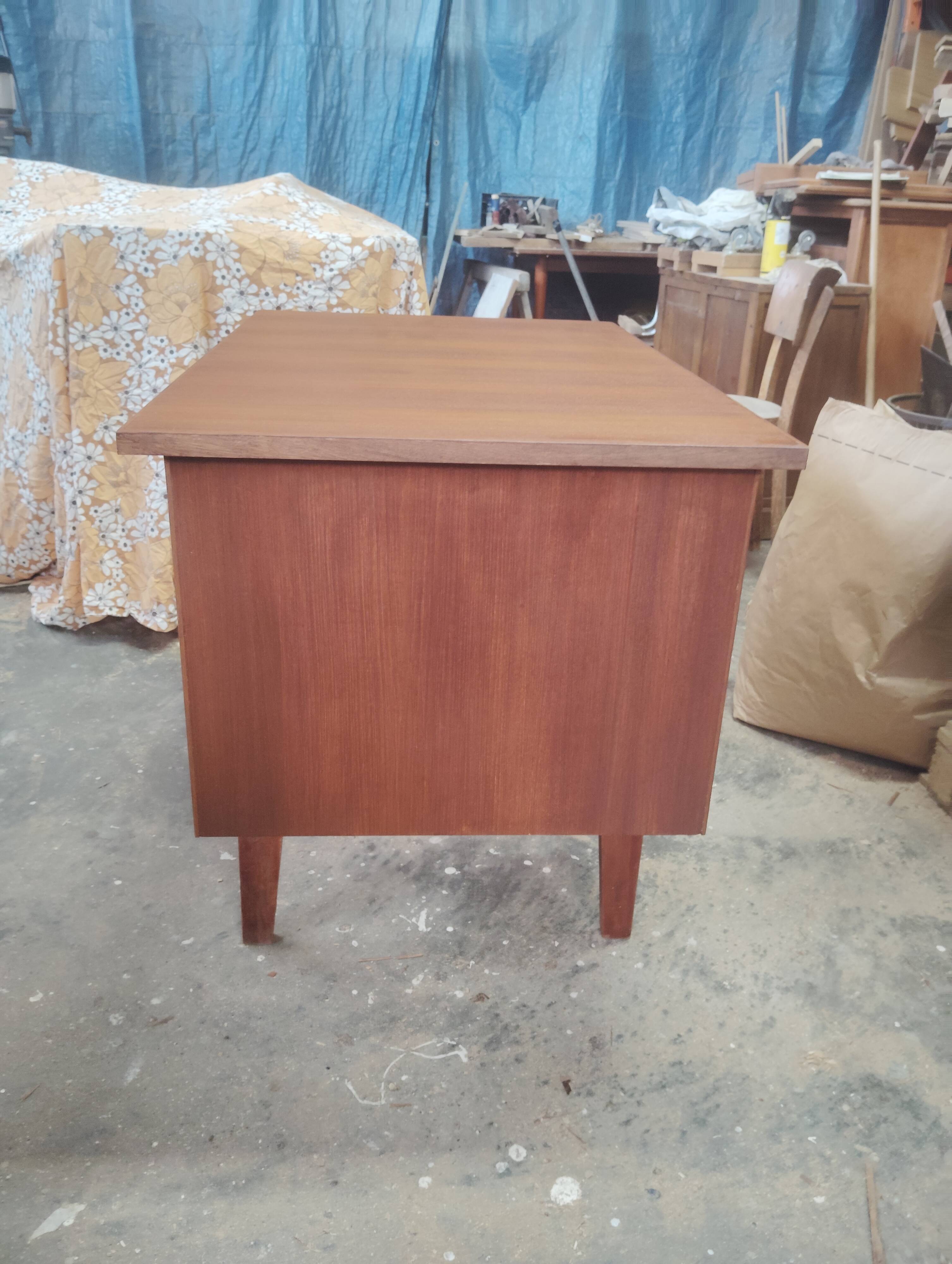 Vintage Scandinavian-inspired teak desk