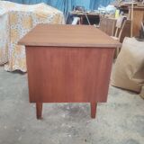 Vintage Scandinavian-inspired teak desk