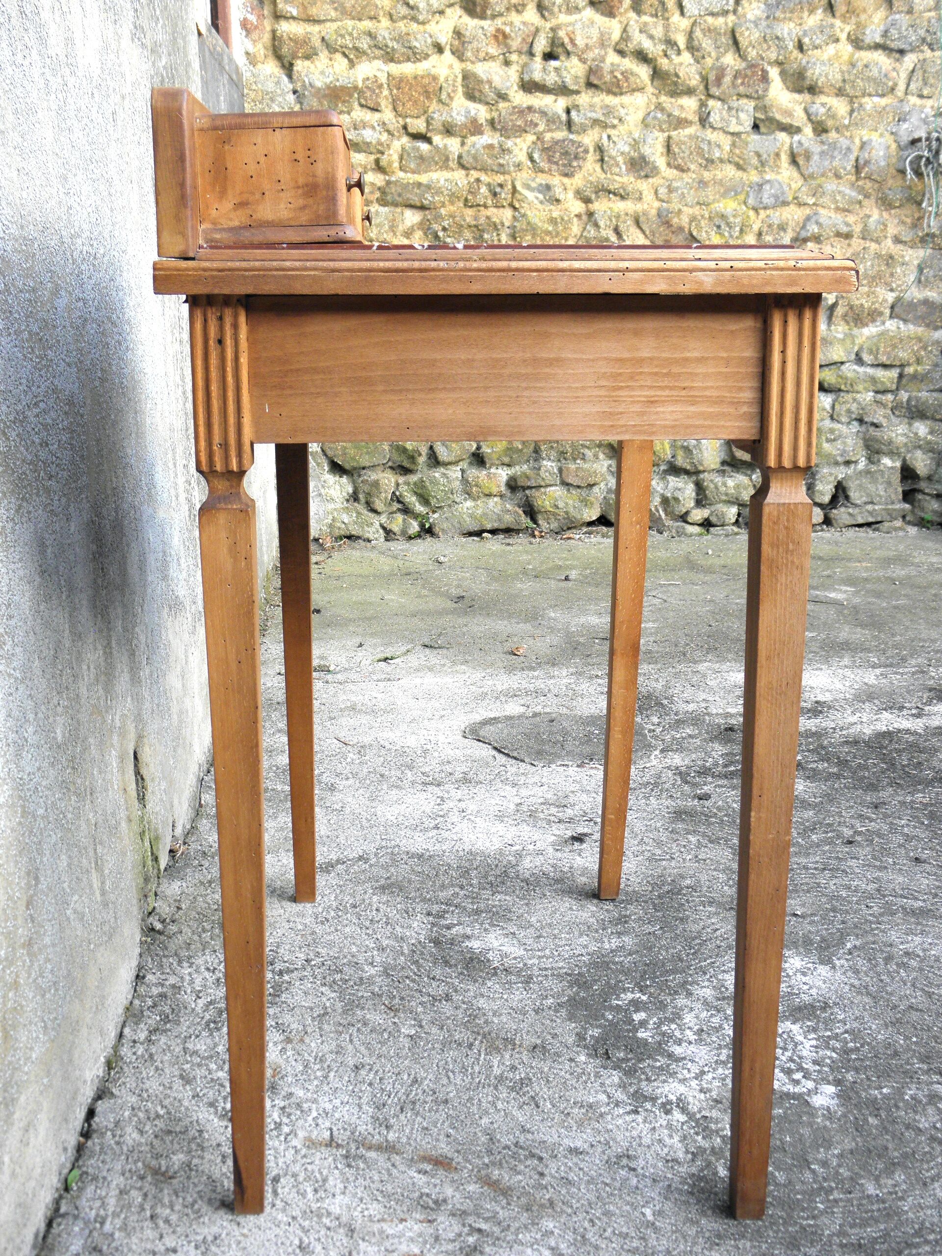 Marble tray side table