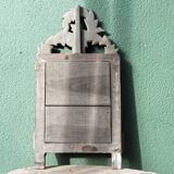 Carved wooden fronton mirror, Louis XVI style