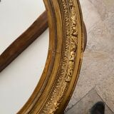 Golden mirror 70x81cm