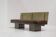 Sculptural Post-Modern Steel Sofa, France 1980s