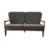 Sofa 2 seats Guillerme and Chambron 1960