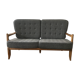 Sofa 2 seats Guillerme and Chambron 1960