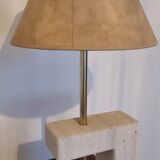 vintage reconstituted stone lamp