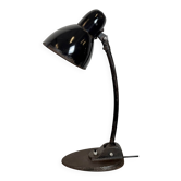Industrial Black Enamel Bauhaus Desk Lamp, 1930s