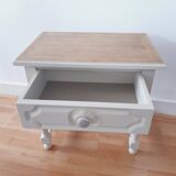 Restored side table, bedside table