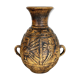 Fat lava pottery "maya tiki" vase by jasba ceramics, germany, 1970s