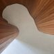 Paravent, claustra modulable en bois style Baumann, 1950